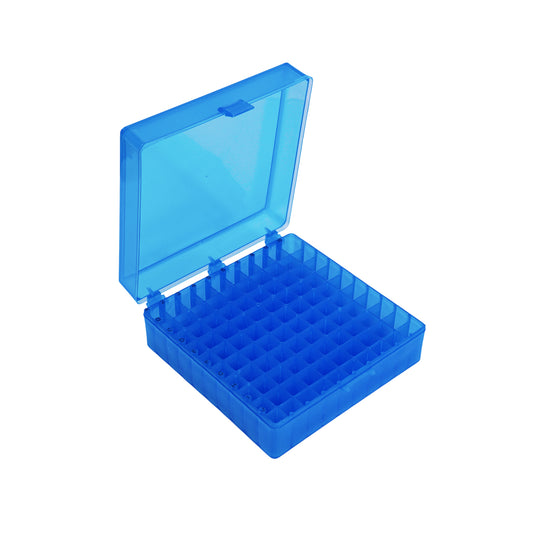 Plastic Storage Box with Hinged Lid, Assorted Colors