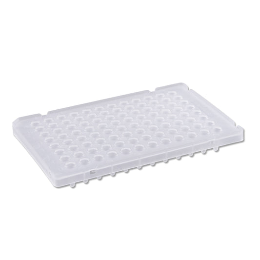 96 Well Semi-Skirted Raised Rim PCR Plate, 0.1mL (Low-Profile/Fast)